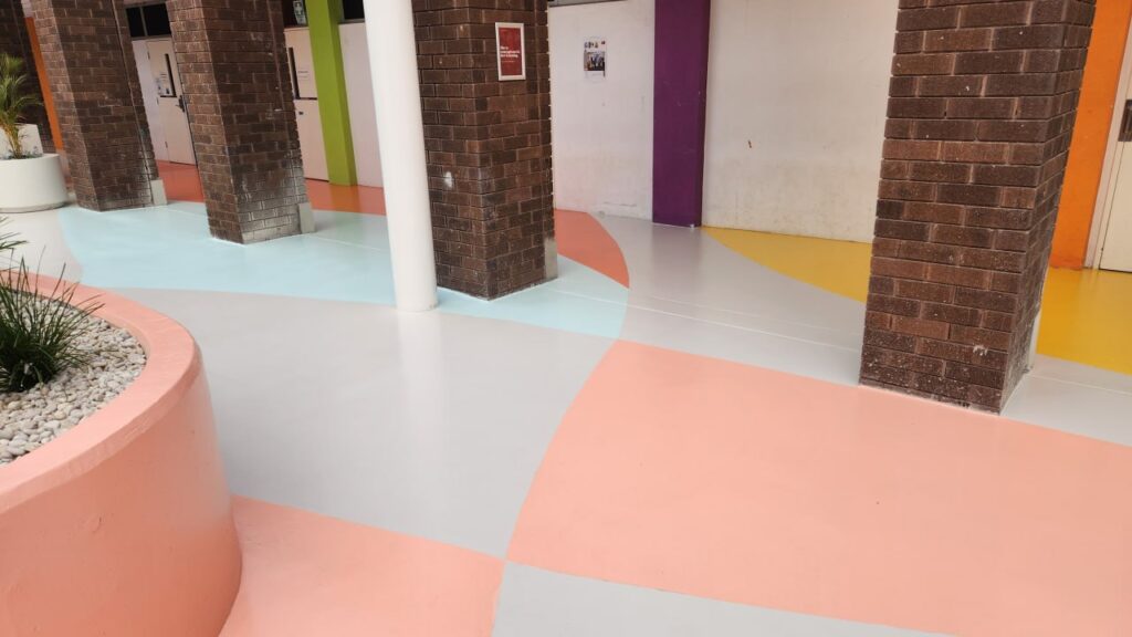 Colourful playground Epoxy Flooring