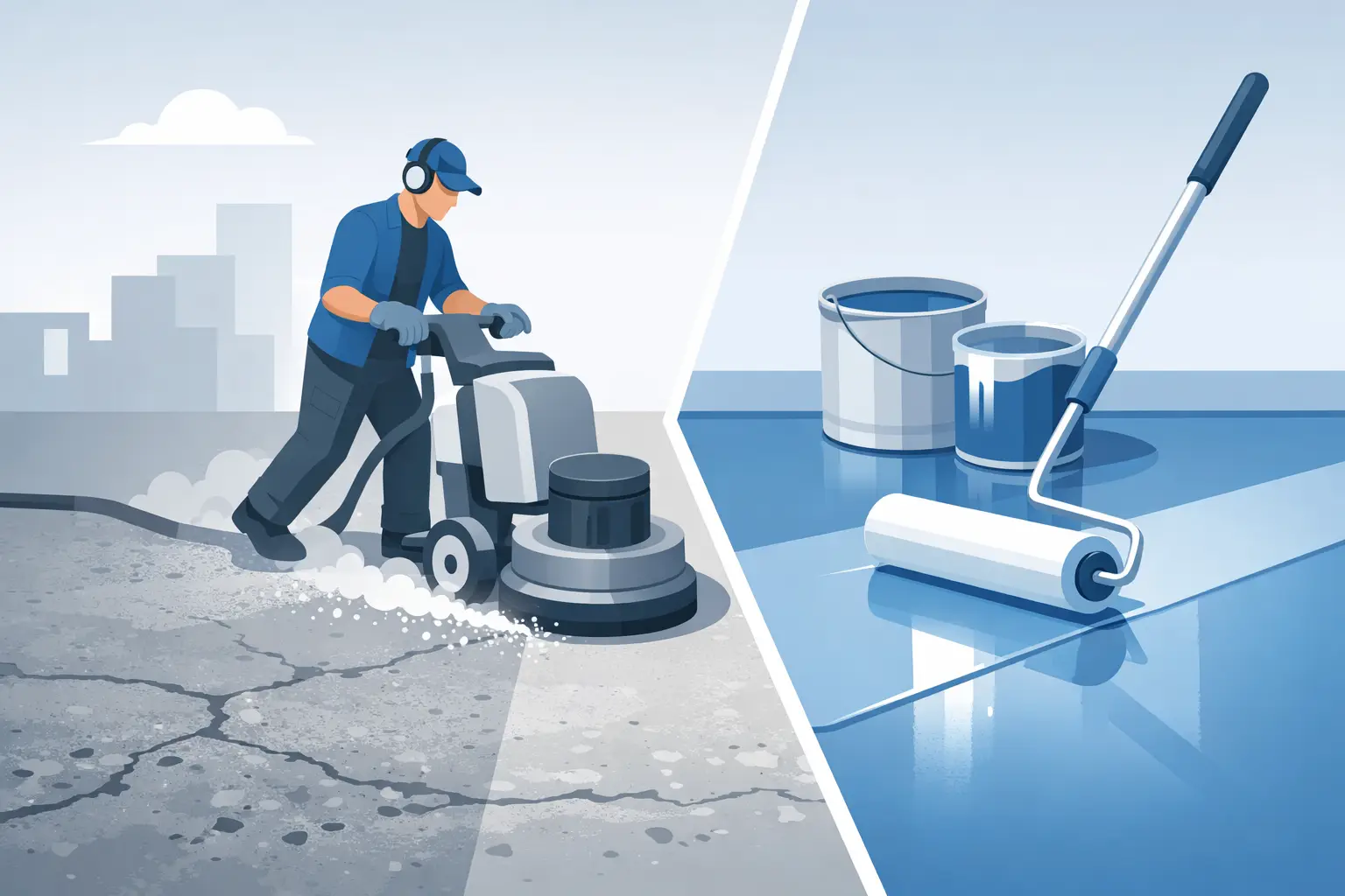 Concrete Grinding Before Epoxy: Why It Matters