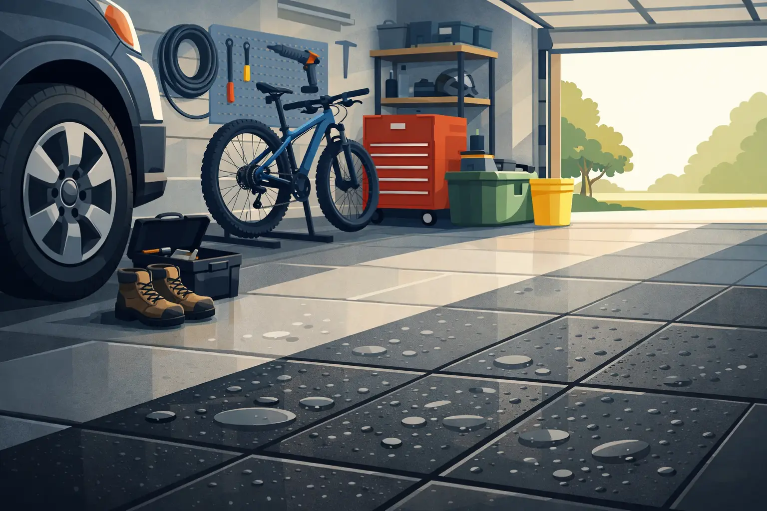 Garage Flooring That Handles Real Daily Use