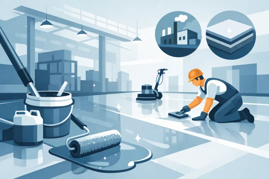Industrial Epoxy Coatings for Hardworking Floors
