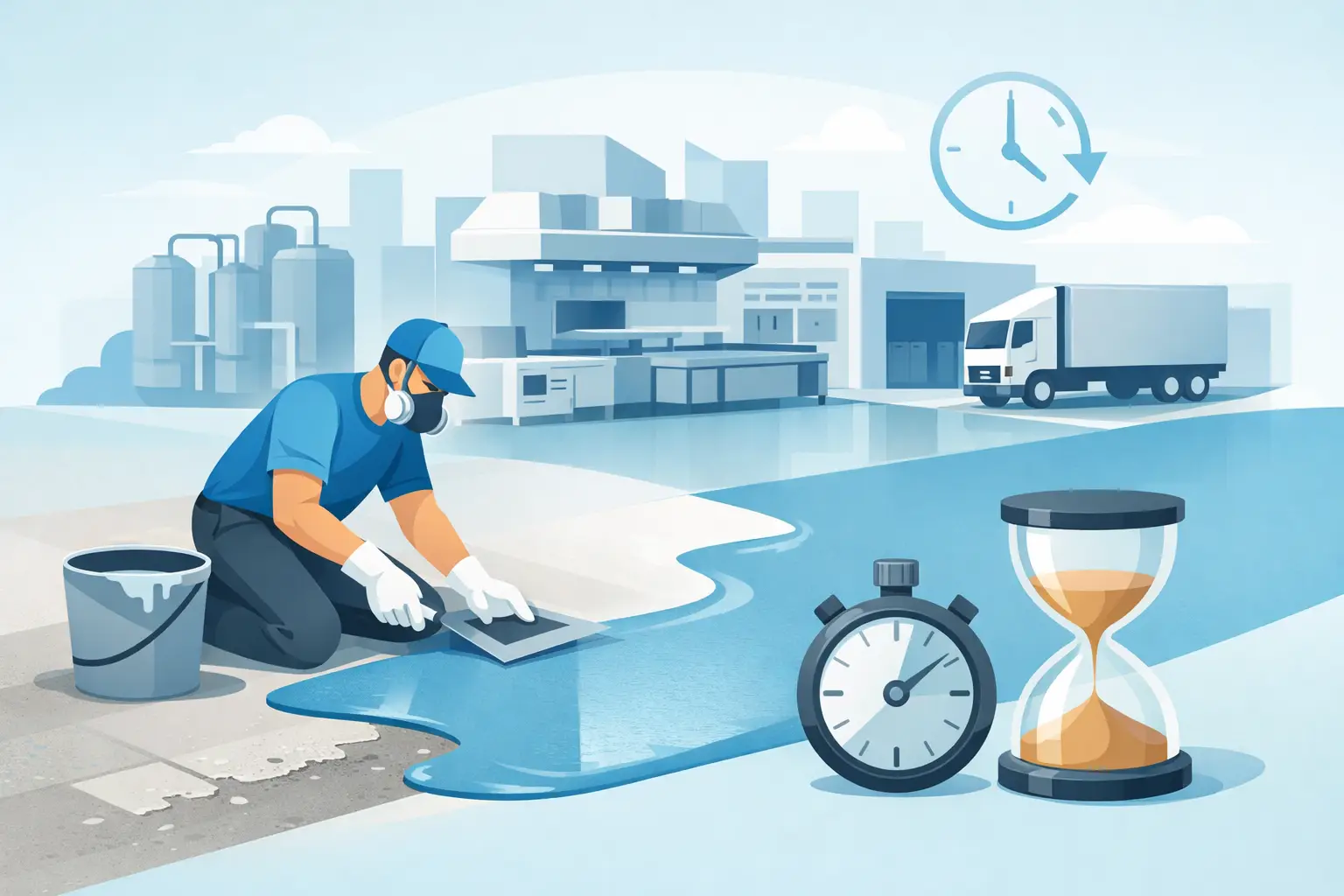 MMA Flooring Installation for Fast-Return Sites