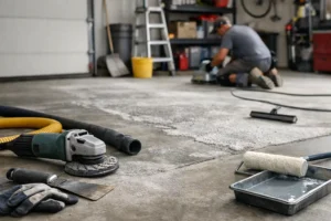 How to Prepare Garage Concrete for Epoxy